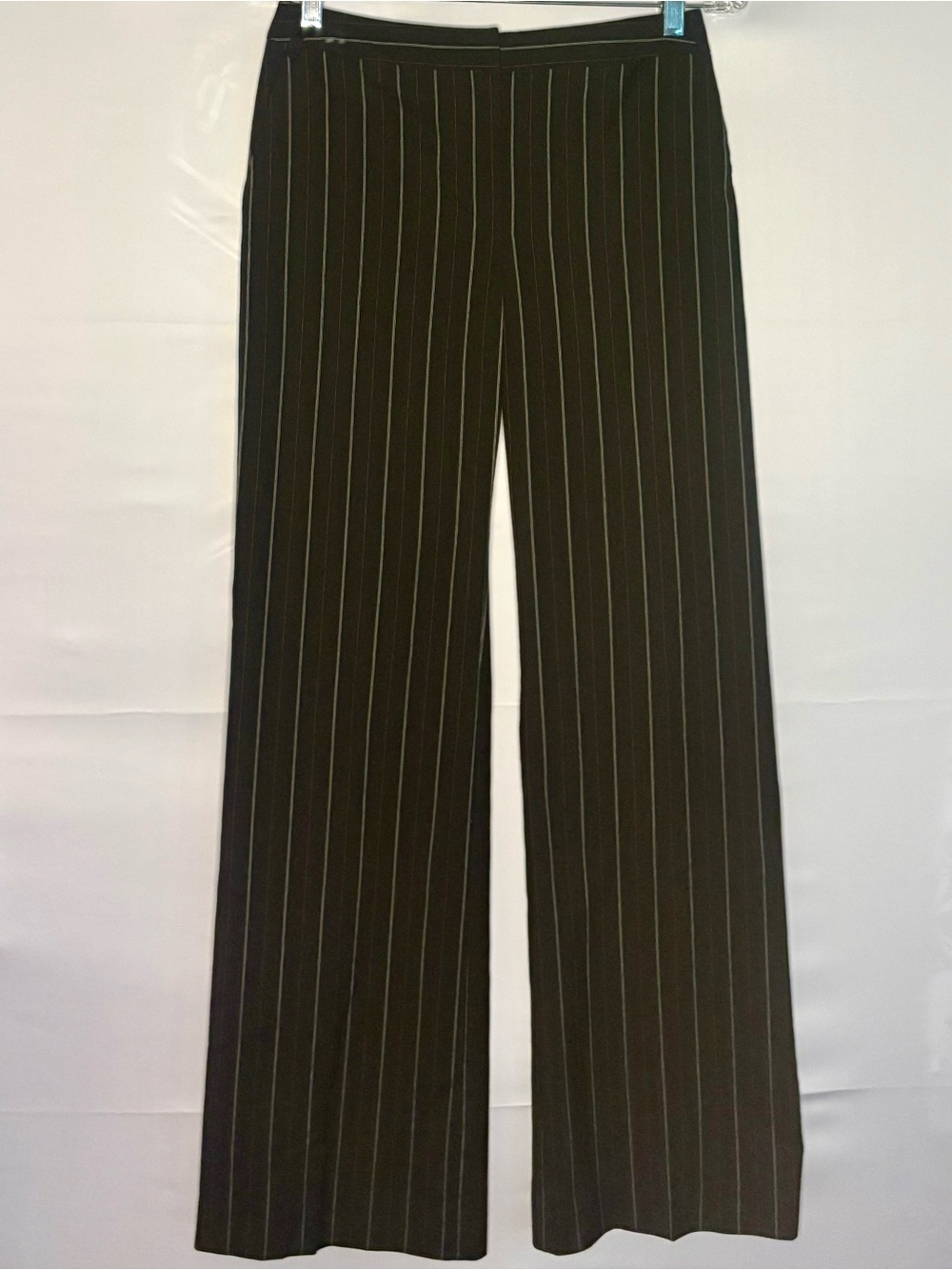 Y2K Ann Taylor Pinstripe Black & Red Slacks